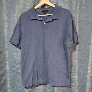 Banana Republic Blue Polo Shirt Short Sleeve Casual